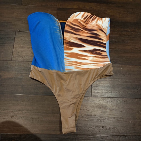 JLUXLABEL Royal Versailles Strapless Bodysuit Maxi Skirt Set NWT L - Picture 3 of 13